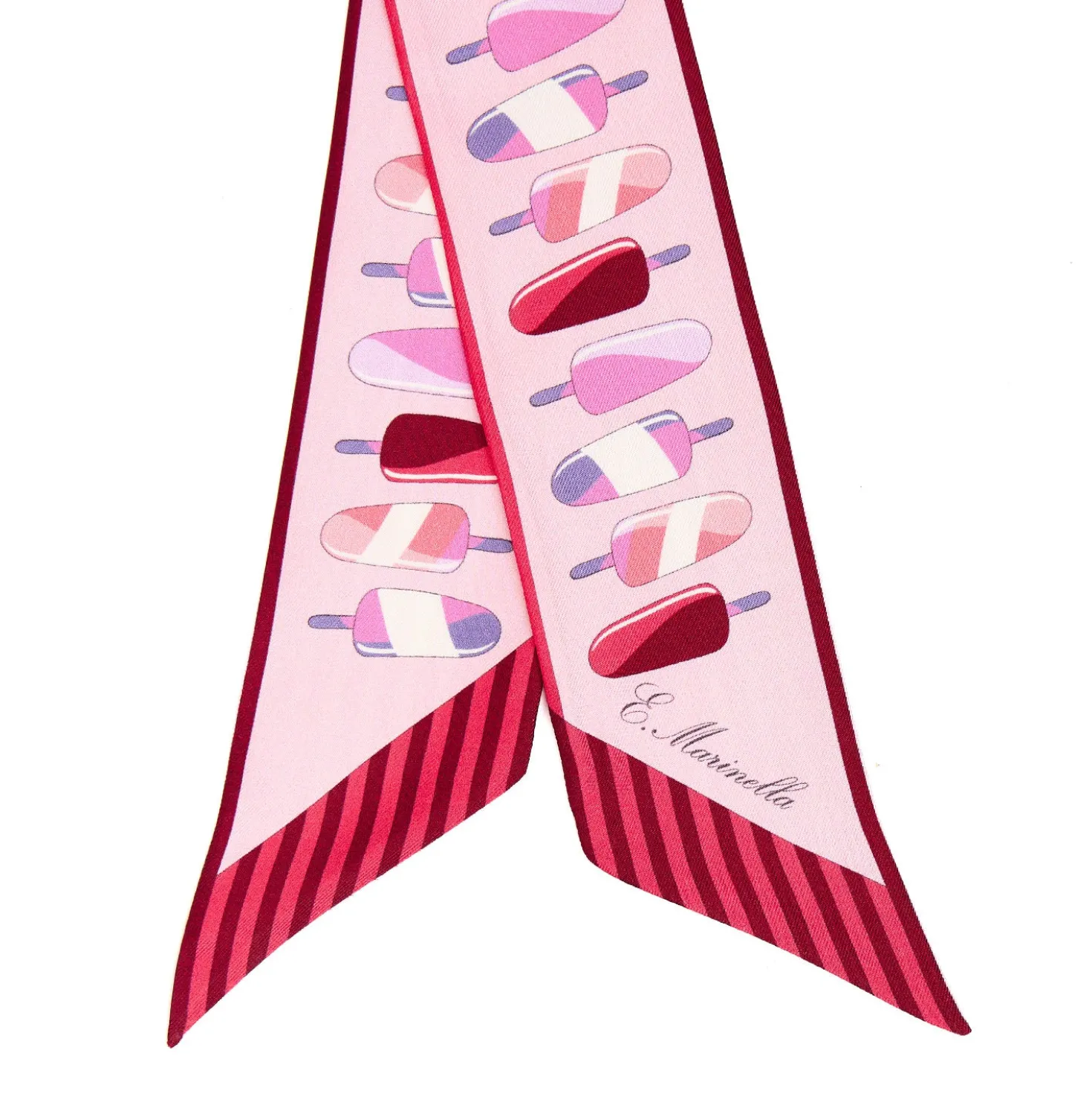 TWILLY IN SETA FUCSIA La gelateria