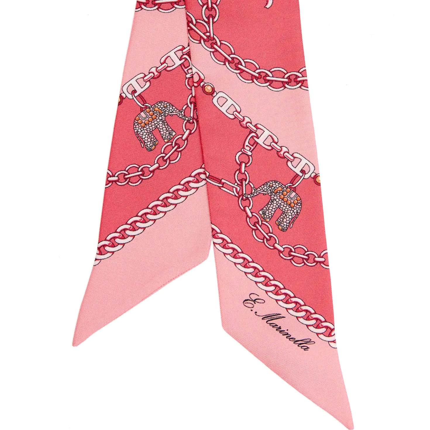 TWILLY IN SETA ROSA Lucky elephant