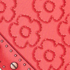 TWILLY IN SETA ROSSO Fiori d'archivio