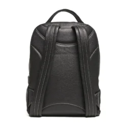 ZAINO NERO IN PELLE Con schienale rinforzato
